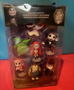 2023 Disney/Just Play The Nightmare Before Christmas 30th Anniversary 7-Piece Collectible Figure Set