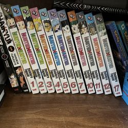 Hunter x Hunter Manga 1,2,3,4,5,6,7,10,11,12,17