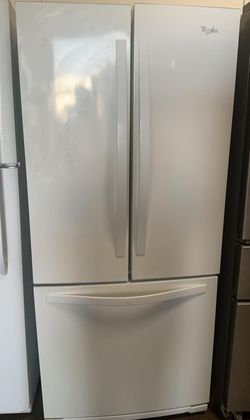 Whirlpool 3-Door  White Fridge
