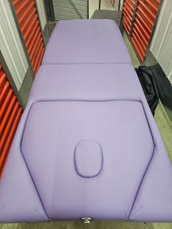 Heaven Massage Portable Massage Table – Purple (Includes Carrying Case)