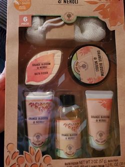 Orange blossom bath set