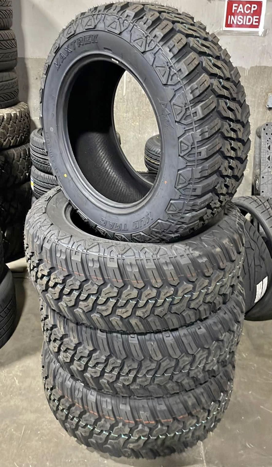 Lt 35x12 50x20 maxtrek mud terrain tires mt 4 new installed we