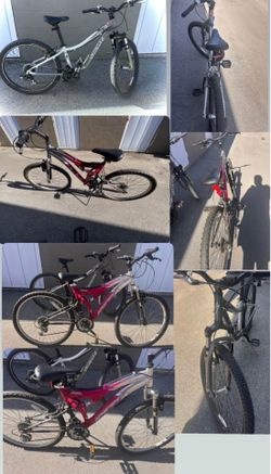 Pair of Specialized Hardrock & Hyper mountain bikes