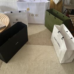 Dior Gucci Balmain Amiri D&G Shopping Bag