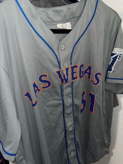 51’s Las Vegas Minor League Promo Jersey Grey Size XL USED