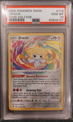 Jirachi 119/185 PSA 10 Gem Mint Vivid Voltage