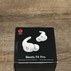 Beats Fit Pro True Wireless Noise Cancelling In-Ear Earbuds - White NIB