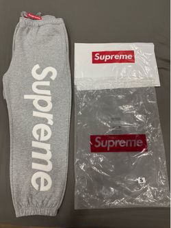 Supreme Sweats, Grey, Size Small