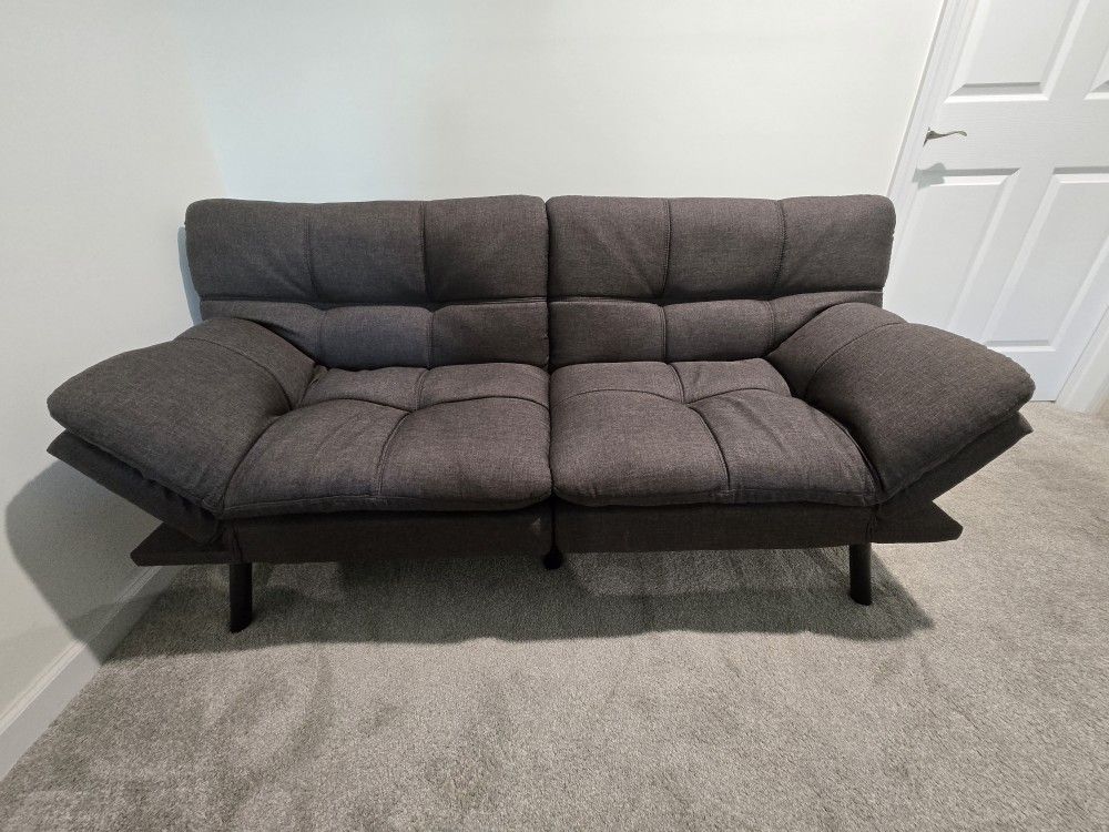 Futon Sofa Bed, Modern Convertible Sleeper Couch