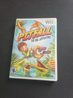Pitfall: The Big Adventure Nintendo Wii Game NO GAME Case & Manual Only