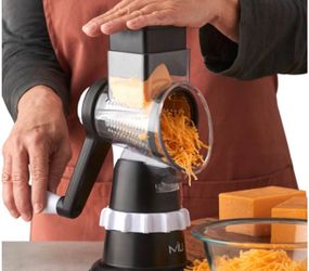 Miu Rotary Food Grater with Stainless Steel Drums