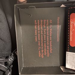 jems collection hand crafted leather wallet