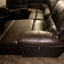 Sectional Leather Couch