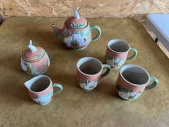 Henriksen White Rabbit Tea Set