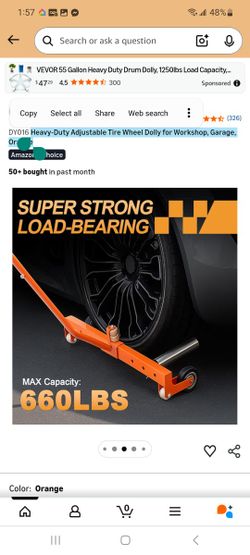 Heavy Duty Tire Wheel Dolly