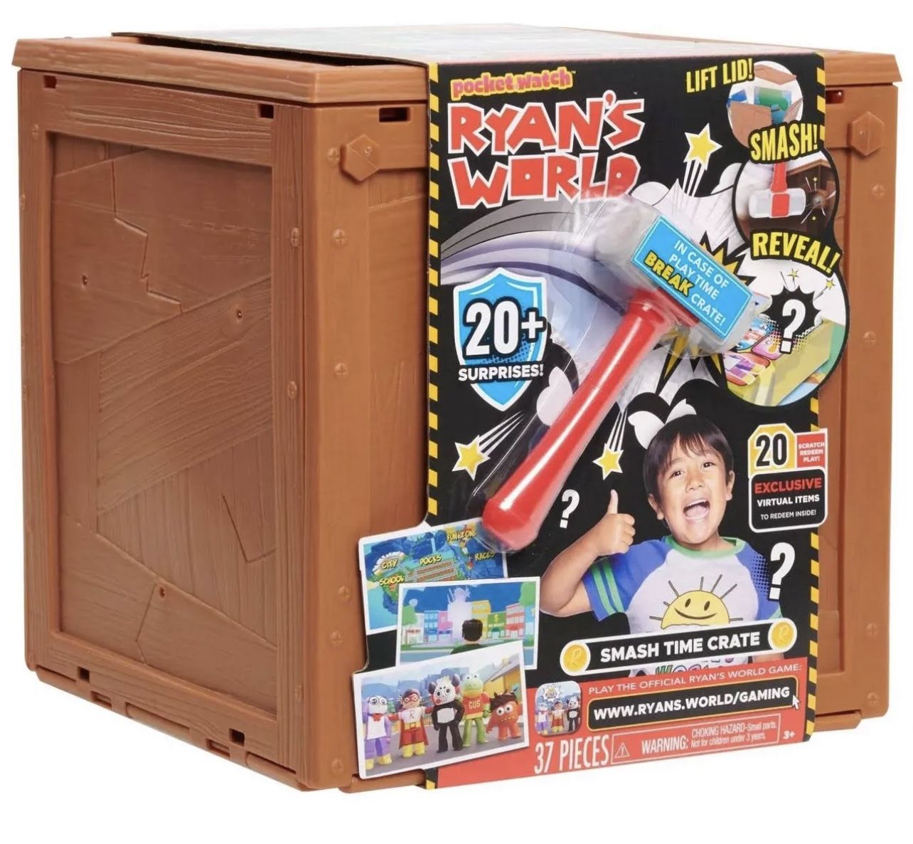 Ryan's World Smash Time Crate Mystery Surprise