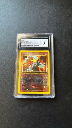 2001 POKEMON MOVIE POKEMON 3 MOVIE PROMO #34 ENTEI-REVERSE FOIL SGC GRADE 7