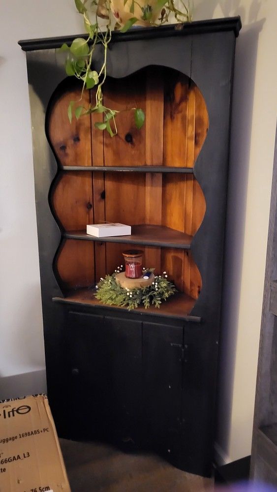 Antique Corner Cabinet