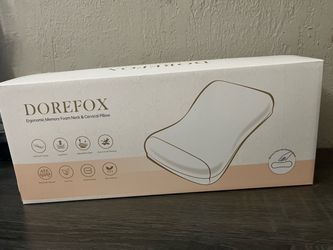 Dorefox Ergonomic Memory Foam Neck & Cervical Pillow