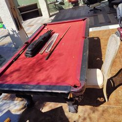 Pool Table And Foose Ball Table