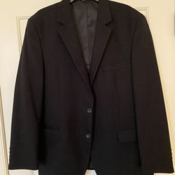 Suit Jacket, Van Heusen Men’s Suit Separates Black, excellent condition, size 44R, lining 