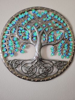 Metal Celtic-Style Tree of Life