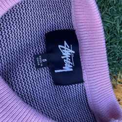 Pink Stussy Knit Sweater/ Size S