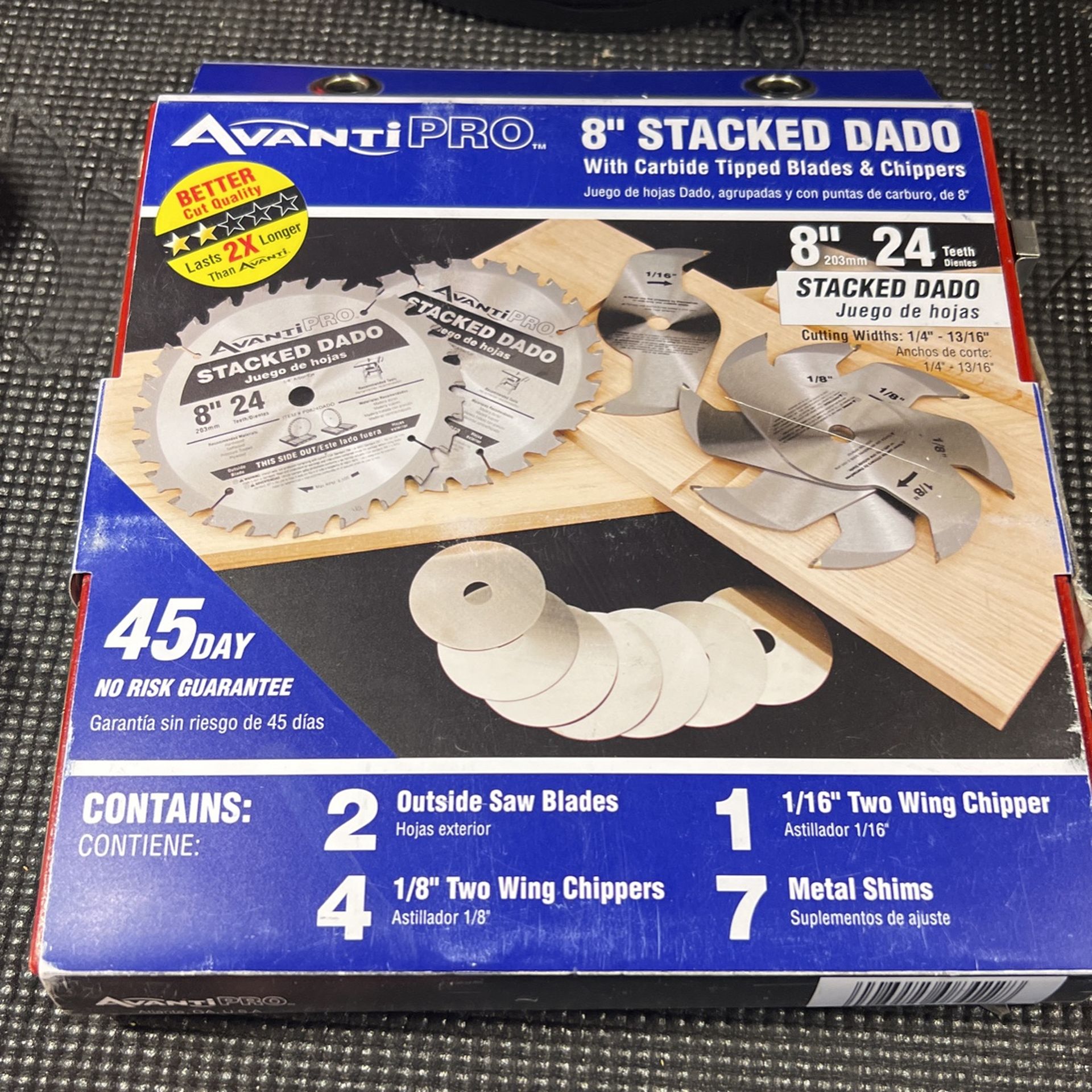 Avanti Pro 8” Stacked Dado