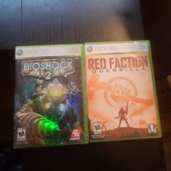 Bioshock 2 & Red Faction Guerilla for Xbox 360