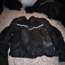 Large Armored Motorcycle Jacket 