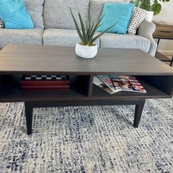 IKEA Regissör Coffee Table - Solid Wood Espresso