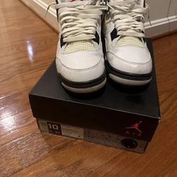Air Jordan 4 Retro OG Mid White