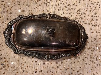 Vintage Sheridan Silver Plated Butter Dish Taunton Silversmiths 
