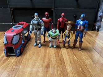 Toy Story And Spider-Man Toys