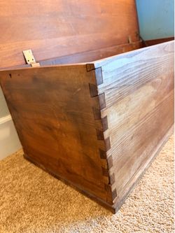 Solid wood vintage chest