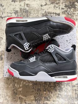 Air Jordan 4 Bred reimagined size 10