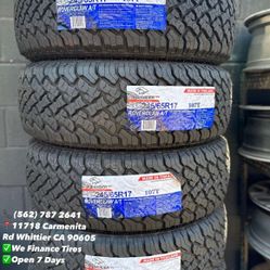 245/65R17 Atlander Todo Terreno All Terrain New Set of Tires Installed and Balanced Set de Llantas Nuevas Instaladas y Balanceadas