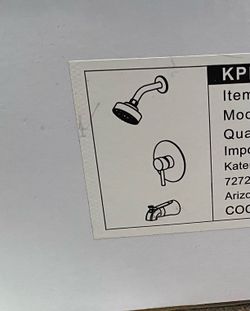 Shower faucet $30