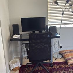 Computer Desk And Chair 