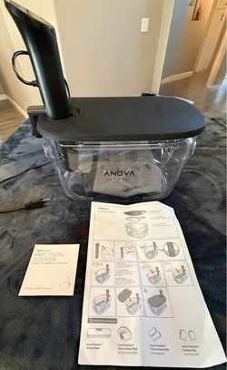 Anova Nano Precision Cooker Sous Vide  Immersion Circulator with 12L Container/Tub