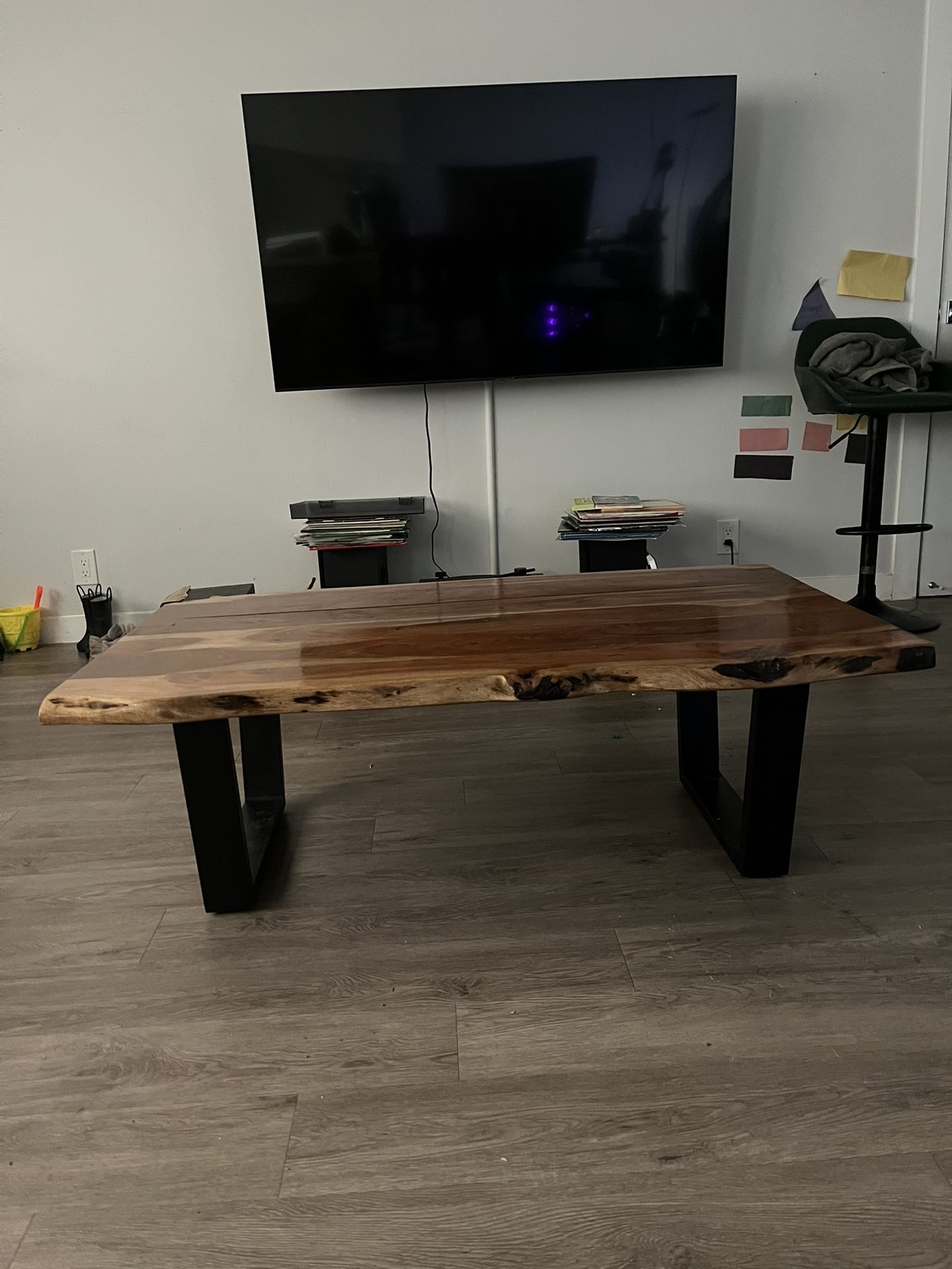 West Elm Wood Coffee Table 