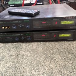 2 Yamaha Dsp-1 With Remote 