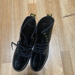 Doc Martens 1460 Patent Leather Lace Up Boots