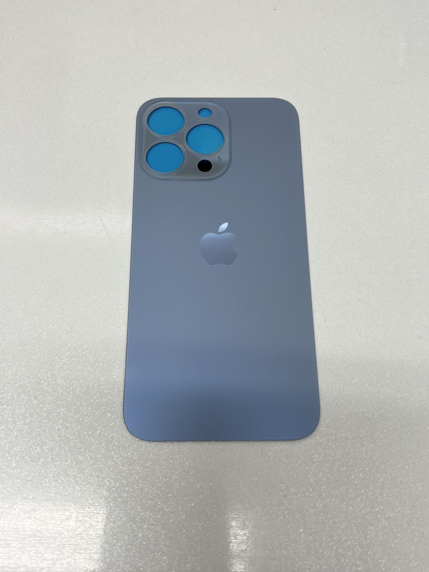 iPhone 13 Pro Big Hole Back Glass Part - Blue