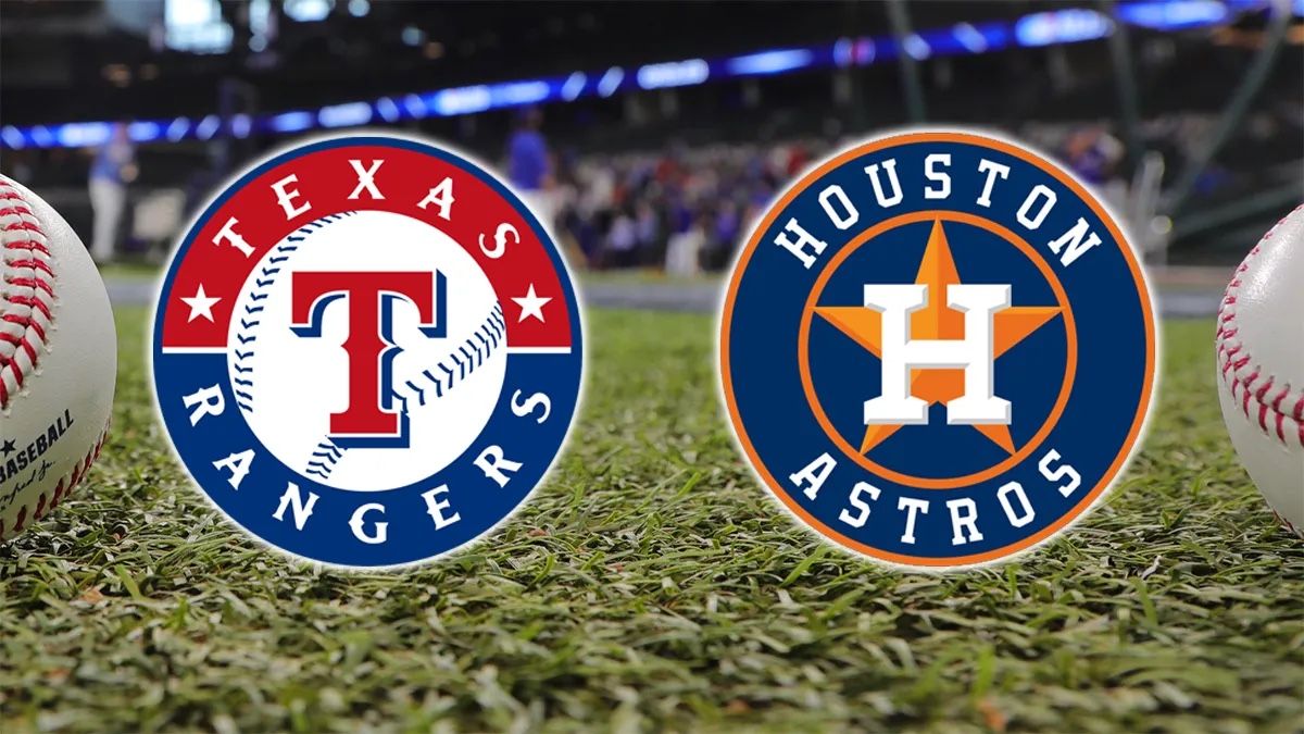 HOUSTON ASTROS AT TEXAS RANGERS