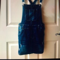 Girls Overalls Jean Dress