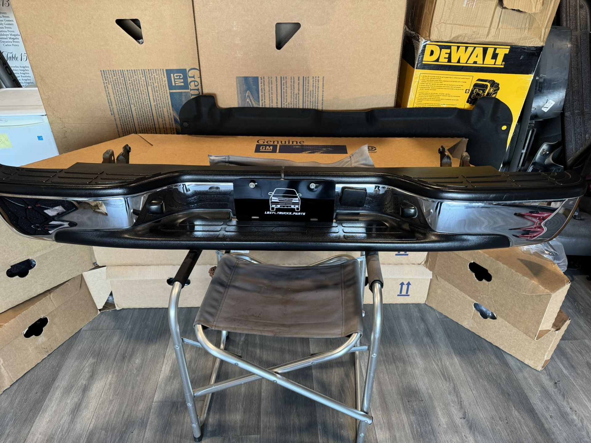 Silverado Stepside Rear Bumper
