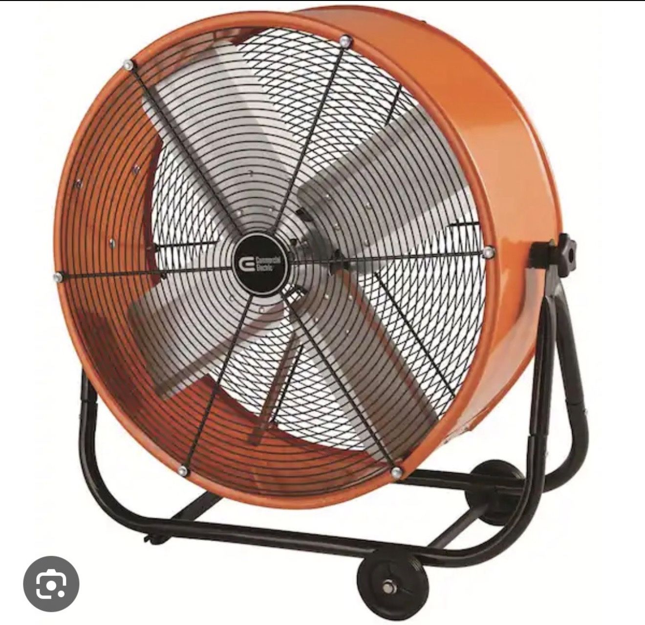 24 in. Heavy Duty 2-Speed Direct Drive Tilt Drum Fan
