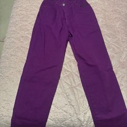 Rocky Mountain High Waist Vintage Purple  90s Jeans. 