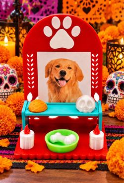 3D Printed Mini Ofrenda Alter Dia de Los Muertos